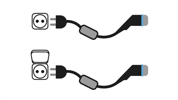 E-Tech plug-in hybrid - câble de recharge - Renault