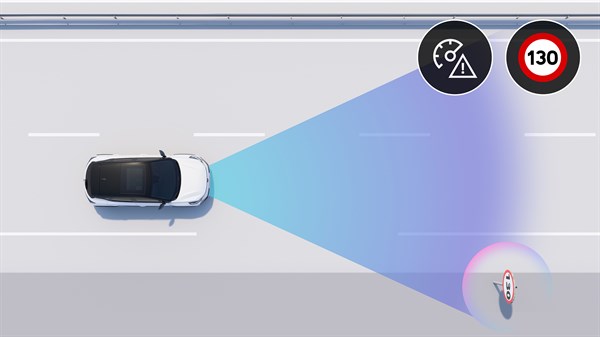 reconnaissance des panneaux de signalisation - Renault Captur E-Tech full hybrid