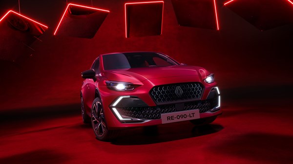 feux de croissement intégrés à la carrosserie - Renault Clio