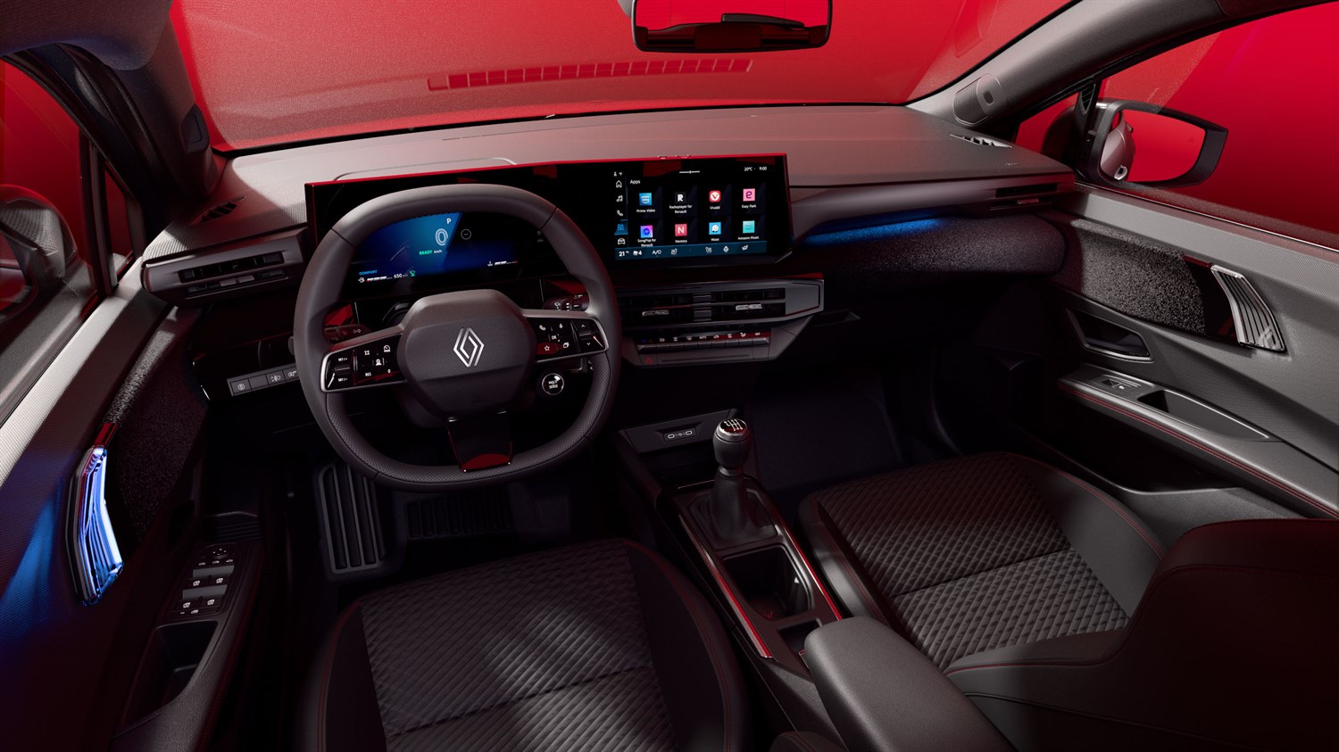 ambiance lumineuse intérieure - Renault Clio