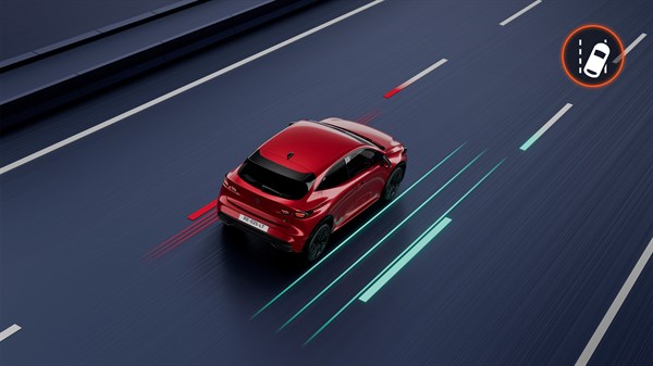 alerte franchissement de ligne - Renault Clio
