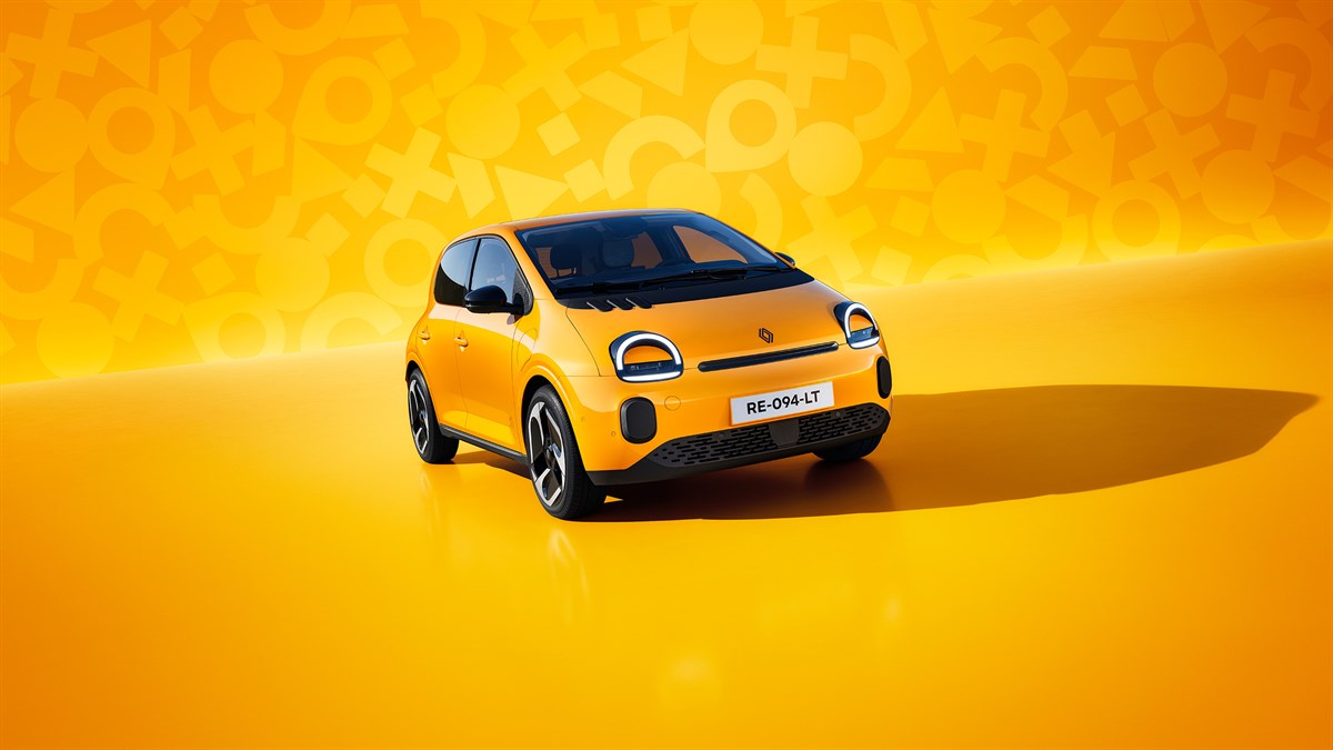 jaune mango - Renault Twingo E-Tech électrique