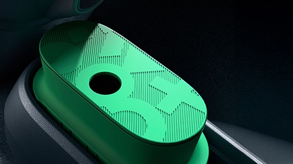 petit rangement central fermé - Renault Twingo E-Tech électrique