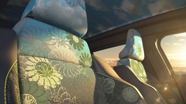 ciel de toit - R4 flower power concept - Renault