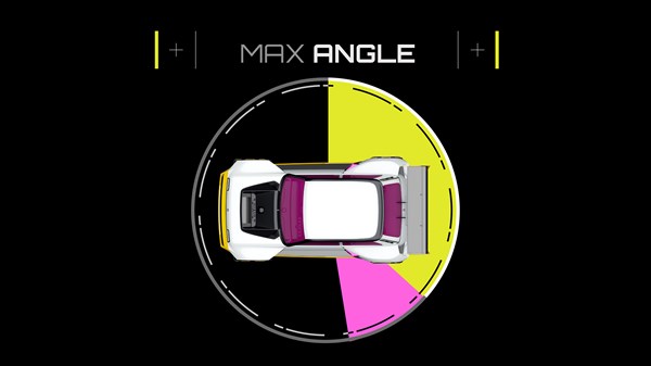 indicateur d'angle maximum - R5 Turbo 3E E-Tech 100% électrique- Renault