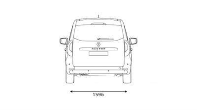 Kangoo dimensions arrière