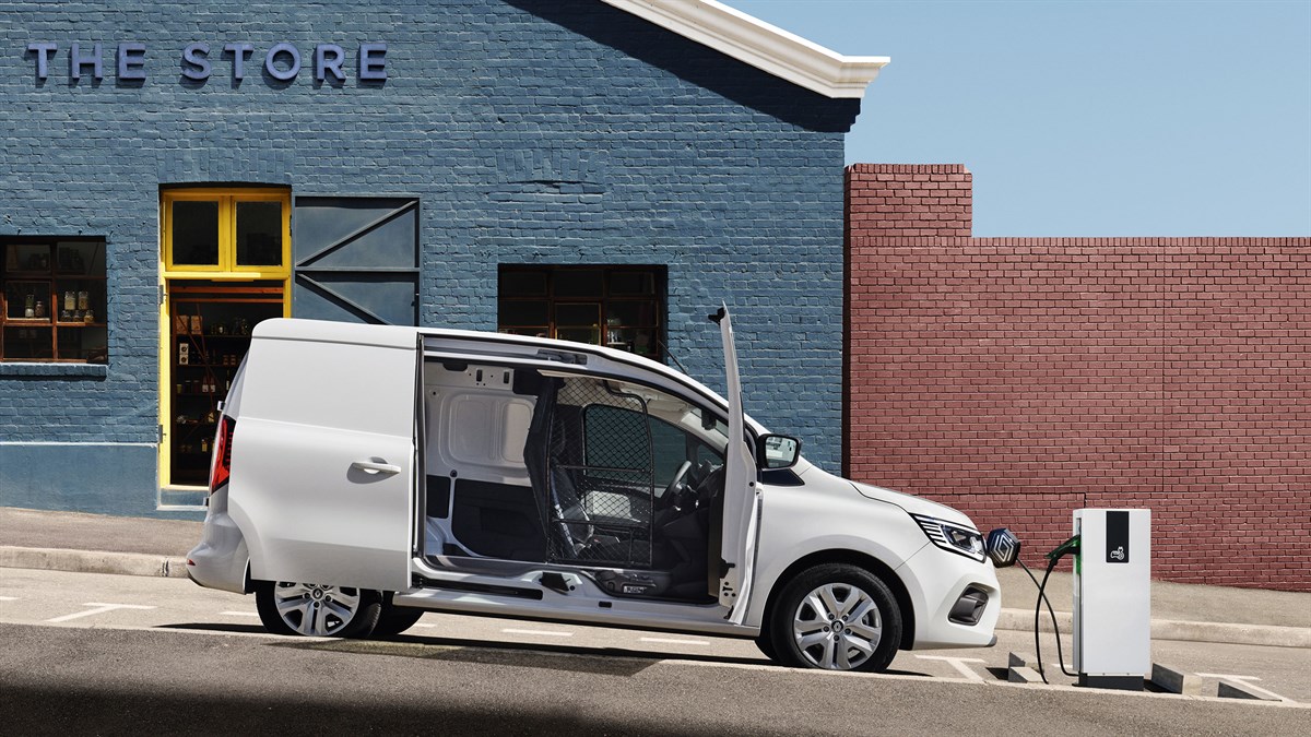 Renault Kangoo Van E-tech 100% electric - ouverture porte latérale