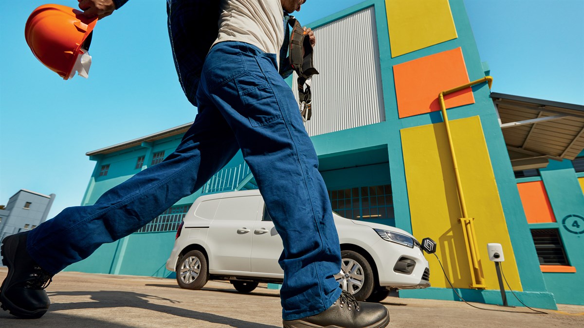 Renault Kangoo Van E-tech 100% electric - ouverture porte latérale