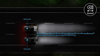 Renault Megane E-Tech électrique - feux LED adaptive vision 