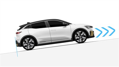 Renault Megane E-Tech électrique - aide au démarrage en côte