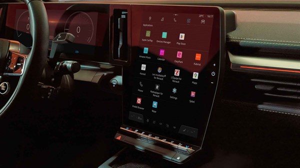  Renault Megane E-Tech électrique - applications openR link