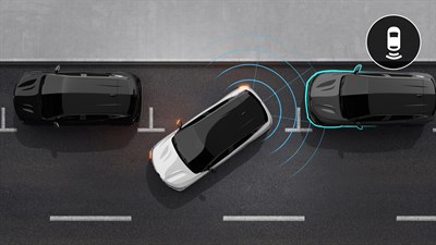 Renault Megane E-Tech électrique - aide au parking arrière