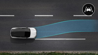 Renault Megane E-Tech électrique - aide au maintien dans la voie