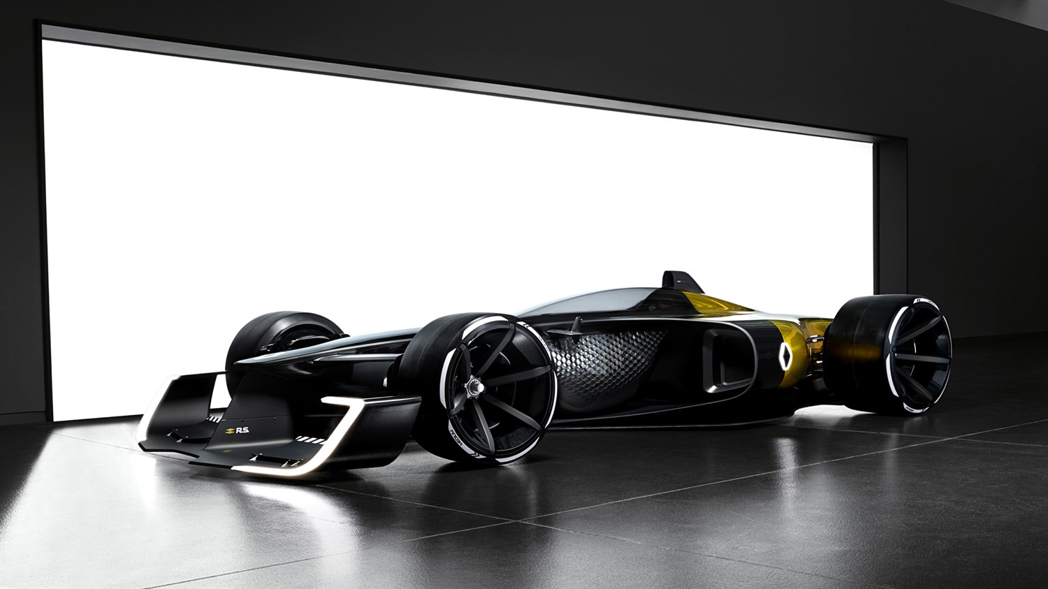Renault Concept-car - R.S. 2027 Vision Concept dans un garage